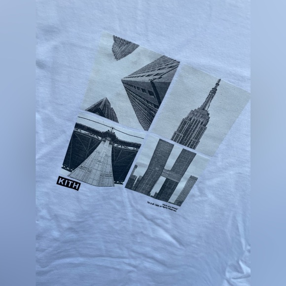 Kith White Graphic Tee - NWOT - Picture 3 of 4